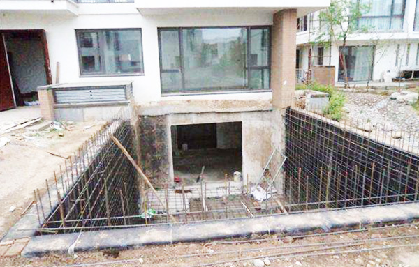 花都玖瓏樓梯封洞口別墅加固工程案例